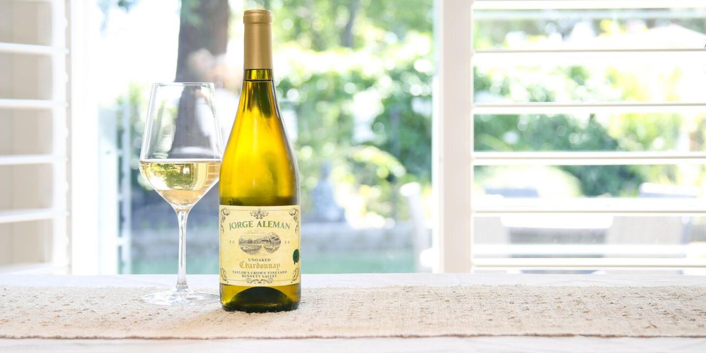 Jorge Aleman Taylor's Crown Vineyard Sonoma Unoaked Chardonnay