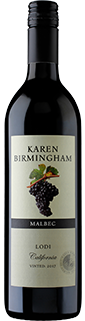 Karen Birmingham Lodi Malbec 2017