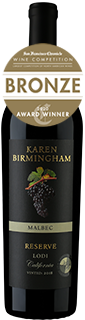 Karen Birmingham Reserve Lodi Malbec 2018