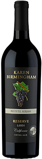 Karen Birmingham Reserve Lodi Petite Sirah 2018
