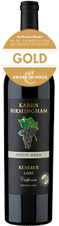 Karen Birmingham Reserve Lodi Petite Sirah 2017