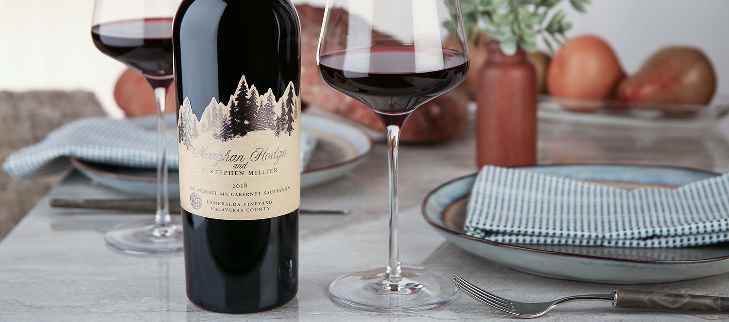 Meaghan Hodge & Stephen Millier Esmeralda Vineyard Merlot Cabernet 2018 | NakedWines.com